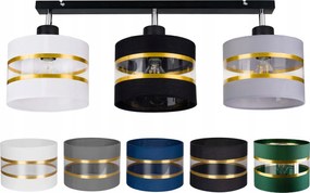 Lámpa plafon mozgatható mennyezeti csillár Lámpabúra fekete zöld kék 20cm