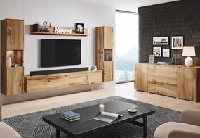 PARIS 150 komód, 150x68x39, fehér/magasfényű fehér