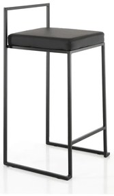 Fekete bárszék szett 2 db-os 77 cm Dodo – Tomasucci