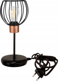 Éjjeli lámpa Loft asztali lámpa led E27 vezeték