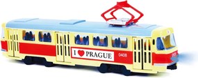 RAPPA Tatra T3 villamos cseh állomásbejelentéssel - 28 cm - I Love Prague - Rappa