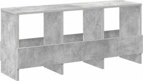 vidaXL Magazin állvány Beton Szürke 102 x 30 x 45 cm