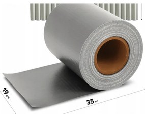 Belátásgátló szalag 19 cm x 35 m - világosszürke