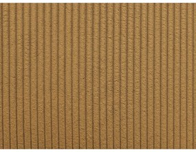 Mustársárga kordbársony kinyitható kanapé 225 cm Augustin – Bobochic Paris