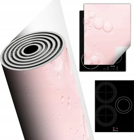 Tűzhelyvédő Szőnyeg Asztali Dekoráció 40x52 rózsaszín buborékok