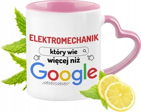 Elektromechanika Bögre Rózsaszín Szív Alakú Füllel Ajándék