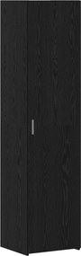 vidaXL Magasfiú 2 pcs Fekete tölgy 45 x 42,5 x 185 cm