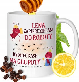 Bögre Lena Barátnők Feleségek Ajándék Nyomtatott Fehér 330ml