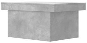 betonszürke szerelt fa dohányzóasztal 100 x 55 x 40 cm