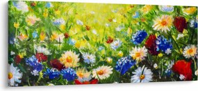 Vadvirágok képe (120x50 cm)