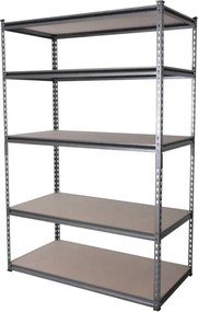 ROJAPLAST Horganyzott polc l 120 x 60 x 180 cm szürke