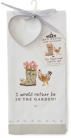 Pamut konyharuha és sütikiszúró szett 2 db-os 45x65 cm Hen House – Cooksmart ®