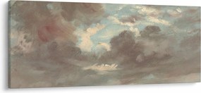 Kép - John Constable, Cloud Study Stormy Sunset, reprodukciók (120x50 cm)