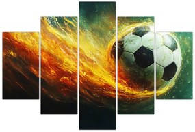 Kép - Focilabda repülés közben (150x105 cm)