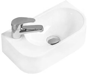 Mexen Viera pultos mosdó jobb oldali 40 x 21 cm, fehér 21274000R
