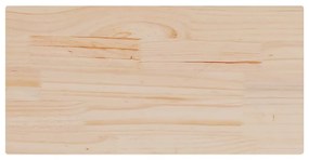 4 db tömör fenyőfa téglalap alakú asztallap 90 x 45 x 1,7 cm