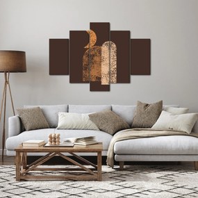 Kép - Narancssárga ívek N⁰2 (150x105 cm)