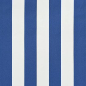 feltekerhető kék és fehér napellenző 100 x 150 cm