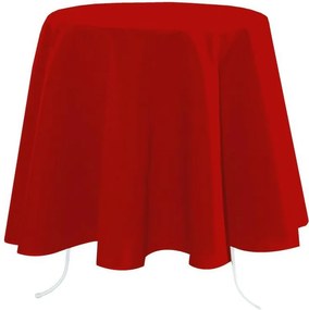 Kerek abrosz Nelson 180 cm piros foltálló klasszikus asztali