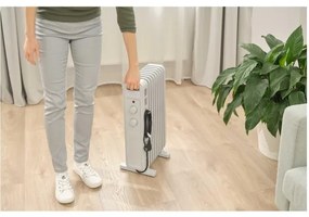 Sencor - 9 bordás olajradiátor 800/1200/2000W/230V fehér