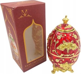 Fabergé Tojás replika Vörös-arany húsvéti tojás