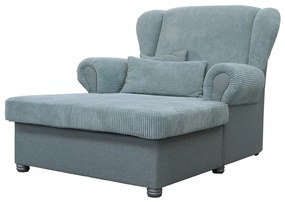 Szürkéskék kordbársony heverő Lord – Ropez