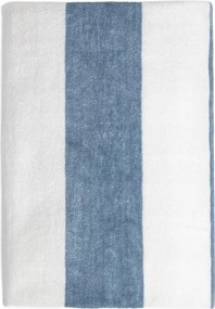 Levendula törölköző fehér-kék csíkos 100x150 cm Homla