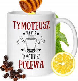 Timóteus Kolléga Bögre Férj Barátja Nyomtatott Ajándék Fehér 330ml