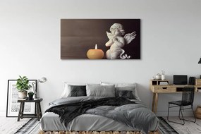 Canvas képek Ima angyal gyertya 100x50 cm