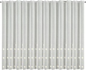 Alagútra kész függöny Bellis 350x145 Eurofirany fehér margaréta