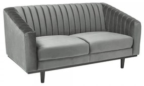 Asprey Velvet kanapé, Szürke / fekete