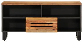 tömör akácfa TV-szekrény 100 x 34 x 46 cm