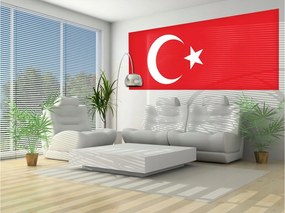 Fotótapéta Török zászló félhold csillag hazafiság 250x104 +ragasztó