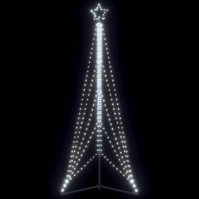 hideg fehér LED karácsonyfa 525 LED 302 cm
