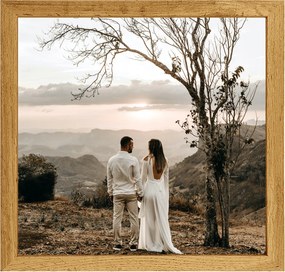 Képkeret oklevél 30x30 Italia Wotan tölgy