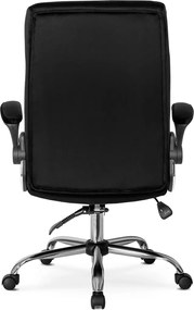 LONDON forgószék fekete bársony