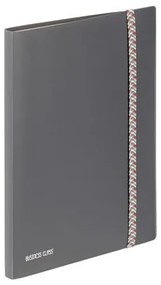 Bemutatómappa, 30 zsebes, A4, VIQUEL Business Class, szürke (IV099831)
