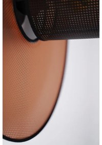 Duolla - Fali lámpa TOKYO SHINY 1xE27/15W/230V átm. 50 cm réz/fekete