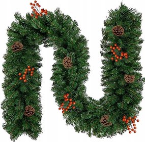 Ruhhy 22327 Karácsonyi füzér díszekkel 100 cm