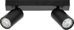 Ledvance - LED fali spotlámpa OCTAGON 2xGU10/3,4W/230V 2700K fekete