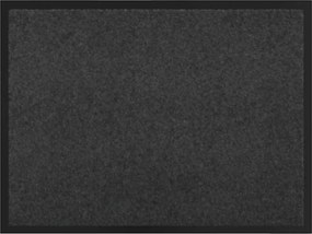 vidaXL Ajtószőnyeg Antracit 60 x 40 x 1.2 cm Mackófleece
