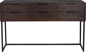 Sötétbarna teakfa komód Webster – White Label
