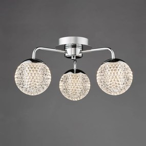 Dar Lighting modern mennyezeti lámpa teva csiszolt króm dartev5350