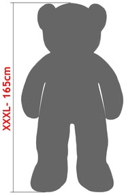 Deuba Teddy maci XXXL 165 cm - barna