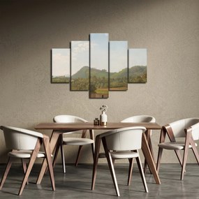 Kép - Simon Denis,  View Near Naples, reprodukciók (150x105 cm)