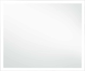 vidaXL LED-es fürdőszobai falitükör 80 x 60 cm
