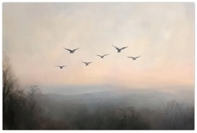Kép - Madárcsapat (90x60 cm)