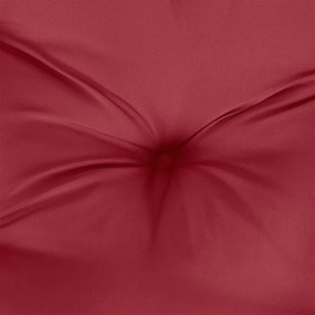 2 db borvörös oxford szövet kerti padpárna 150 x 50 x 7 cm