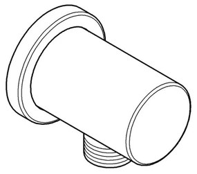 GROHE 27057DC0 - Fali könyök RAINSHOWER DN 15 rozsdamentes acél