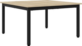 vidaXL Dohányzóasztal Sonoma 80 x 80 x 45 cm Faanyag